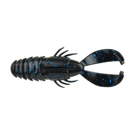 PowerBait Crash Craw Black Blue Fleck 4 1/4in | 11cm