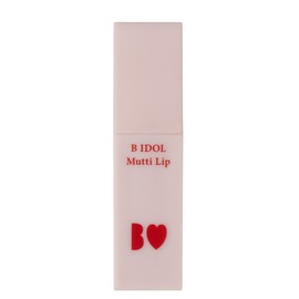 B IDOL Whip Lip 02 Fuuuchi Red, 0.16 oz (4.5 g), New Classic Matte, Tint, Cloud Moisturizing, Color Retention, Vegetable Oil Blend