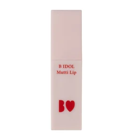 B IDOL Whip Lip 02 Fuuuchi Red, 0.16 oz (4.5 g), New Classic Matte, Tint, Cloud Moisturizing, Color Retention, Vegetable Oil Blend