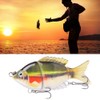 1 pcs ABS Plastic Multi Sections Artificial Fishing Lure Bait