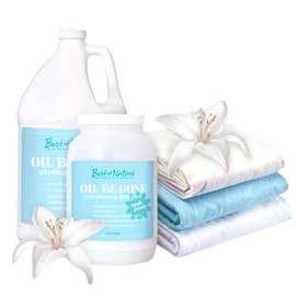 Oil Be Gone Powder Laundry Detergent – Heavy-Duty Massage Sheet Stain Remover with Brighteners – 7 lb Powder, Concentrated Formula