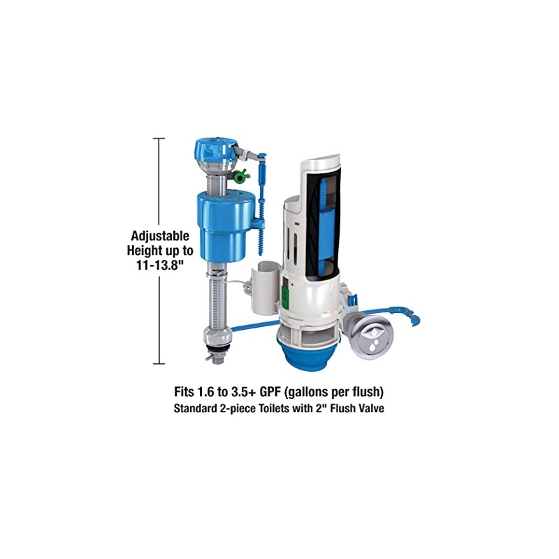 Danco HyrdroRight Water-Saving Toilet Tank Repair Kit with Dual Flush