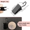 Coideal Small Curtain Clips for Hanging - 60 Pack Black