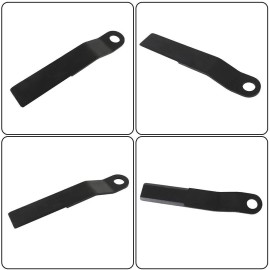 2pcs Heavy Duty Steel Mower AR400 For King Skidsteer Brush Hog Cutter Blades