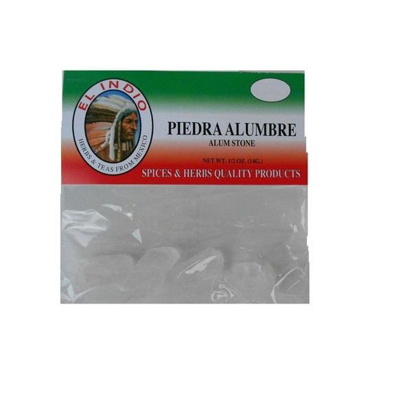 PIEDRA ALUMBRE (ALUM STONE) NET WT 1/2oz (14gr) 6 -