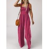 Dokotoo Womens Overalls Rose Jumpsuits for Women Casual Loose Fit