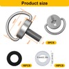 HSIXHAF M4 Camera Tripod Mounting Screws, Threaded Screw Camera Screw,