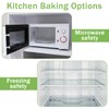 FMOACEN 4-Layer Airtight Cookie Storage Box with Handle and Lid