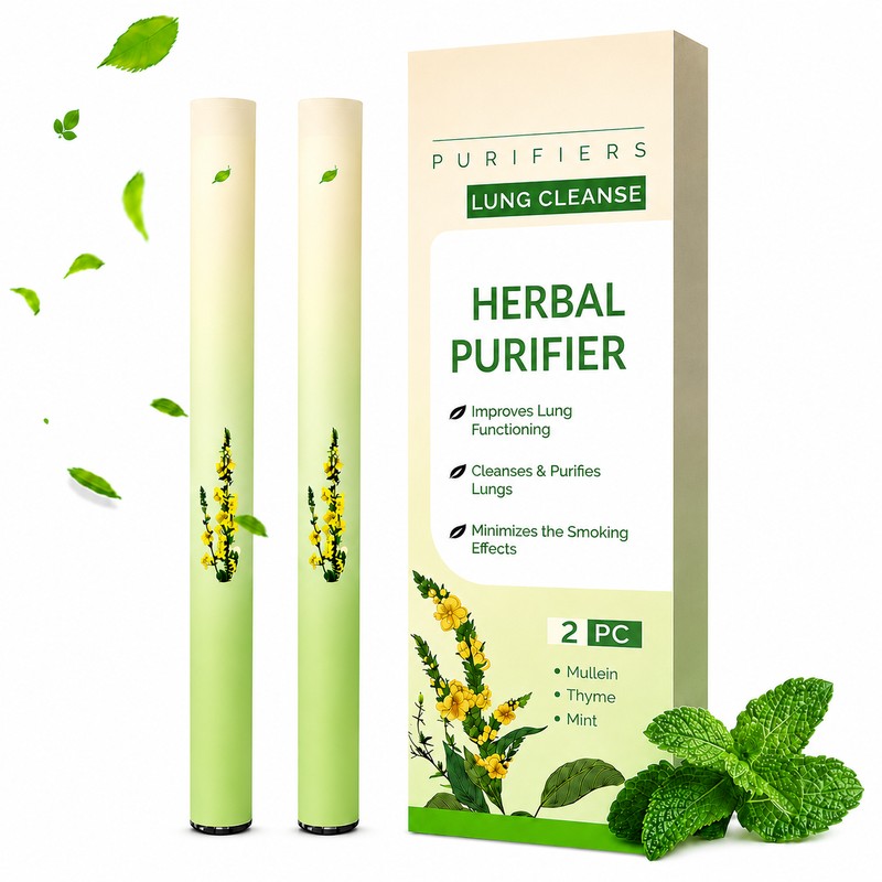 Lung Cleansing, Mullein Herbal Diffuser Pen, Non Electric Herbal Purifier,