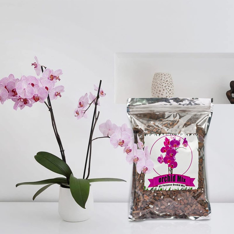 Doter Orchid Potting Mix Orchid Bark, Mix Pine Bark and