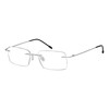 Eyekepper Frameless Reading Glasses for Men Reading - Rectangle Rimless