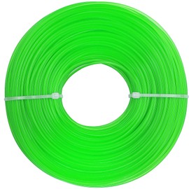Zokaboc Strimmer Line, 2.0mm X 100m Round, Strimmer Wire Trimmer Line Wire Cord for Garden Grass Trimmers, Strimmers Electric, Green