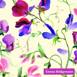 Emma Bridgewater Sweet Pea Cream Flowers Cocktail or Tea Napkins 25 cm Square 20 in Pack
