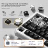 Womier ERA75 75% Wireless Mechanical Keyboard with VIA/QMK, Knob Full