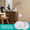 Wuno Shop 3 Pcs Smoke Detecte Cover Plate, 5 Inch