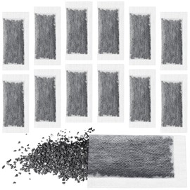 Lounsweer 12 Packs Replacement Activated Charcoal Distiller Filters Coconut Husk Activated Carbon Filter Sachets Compatible with Countertop Water Distiller Models