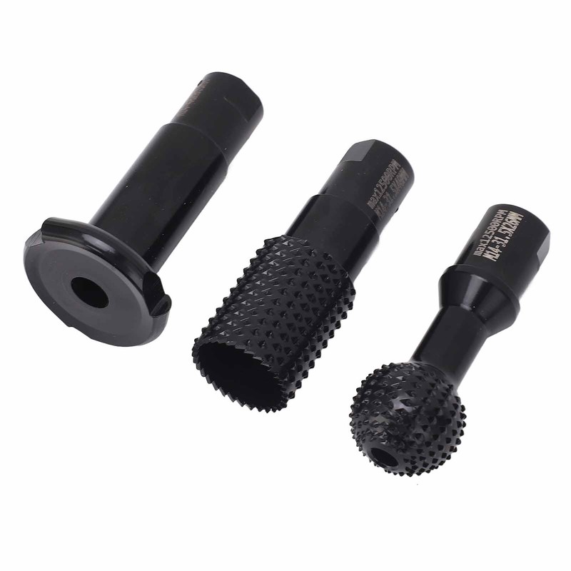 3Pcs Rotary Burr Set M14 Rotary File Wood Carving Burrs