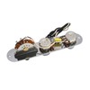 JOJOCY Fully Loaded Guitar Control Plate, Chrome Prewired 3-Way Switch,