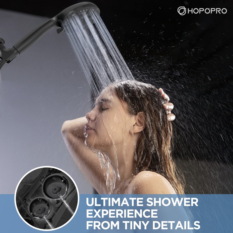 6-Mode High Pressure Handheld Shower Head Set, Consumer Reports Recommended