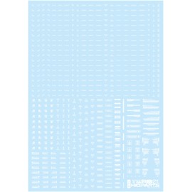 ハイキューパーツ 1/144 RB01コーションデカール カラーホワイト