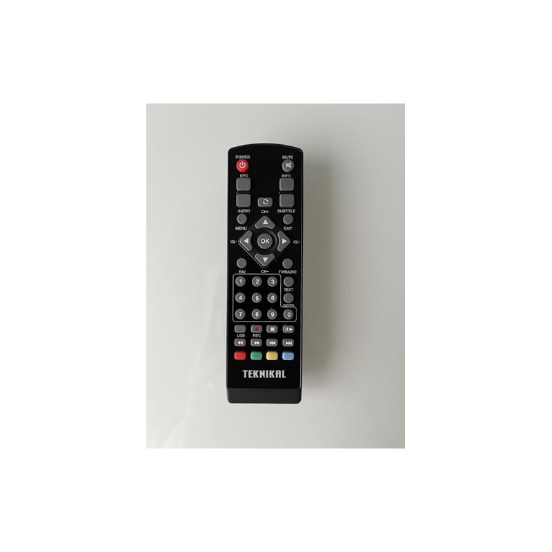 Spare remote for replacement Teknikal Set top box DS-019 and