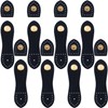 Joez Wonderful 8 Sets Leather Snap Buckles Snap Button Closure,