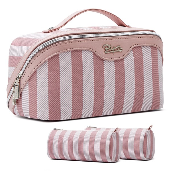 BOYATU Travel Makeup Bag for Women: Large Cosmetic Bag Set