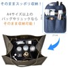 KOYOKOMA Inner Bag, Bag-in-Bag, Backpack, Organization, A4 Size, Nylon, Women's,