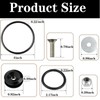 LUYEJKO Bumper Quick Release Kit，Bumper Fasteners，Quick Release Bumper Clips for