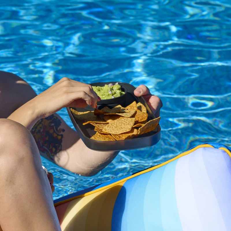 madesmart dipware Small Serving Plate, Stackable & Removable Dip Bowl