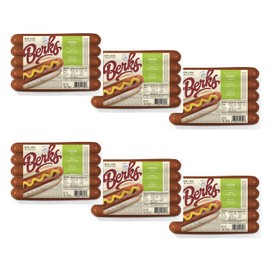 Berks Jalapeño & Cheese Fiesta Hot Dogs Value Pack, 5 per Pack (Pack of 6)
