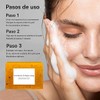 2PCS Jabón Turmeric Soap, Jabón De Ácido Kójico De Cúrcuma
