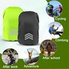 2 PCS Backpack Rain Covers (18-30L), High Visibility School Bag
