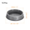 QUARKZMAN 38 mm/1.5 inch Plastic Hole Plugs, Pack of 10