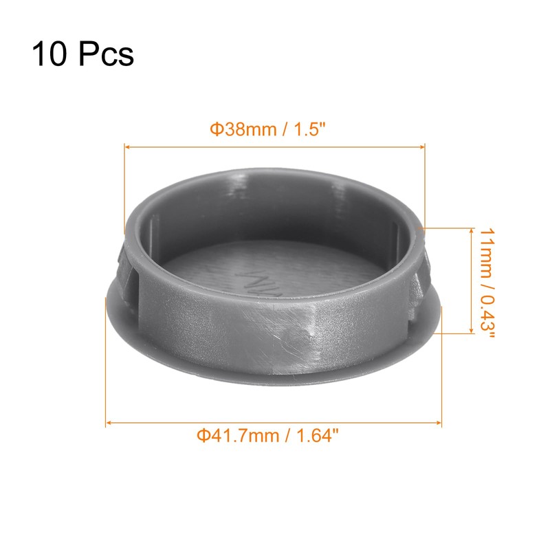 QUARKZMAN 38 mm/1.5 inch Plastic Hole Plugs, Pack of 10
