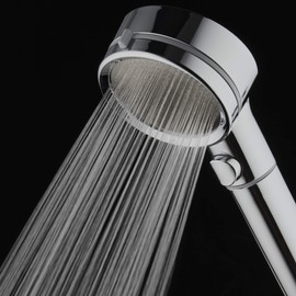 LaserJet Luxury Hand Shower Head with 2 Water Filters & Pause Switch – High Pressure Laser Micro-Jets – Removable Face for Easy Cleaning – Extra-long 72-inch Stainless Steel Hose – All-Chrome Finish