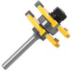 Lock Miter 45 Degree Joint Router Bits + 2Pcs Tongue