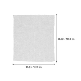 Milisten Aquarium Jumping Net Reptile Escape Net Aquarium Net Transparent Net Terrarium Net Cover for Aquarium Fish 60 x 100 cm White