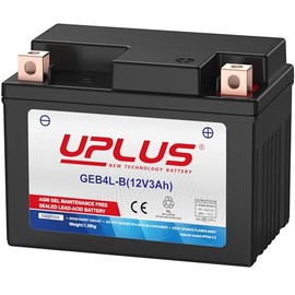 UPLUS GEB4L-B GEL Motorradbatterie 12V 50A 3Ah Rollerbatterie