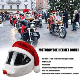 1 PCS Motorcycle Helmet Covers Cartoons Plush Helmet Protective Cover for Outdoor Fun Helmets Christmas