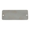1.0 x 2.0 inches (25 x 51 mm) Tag Blank