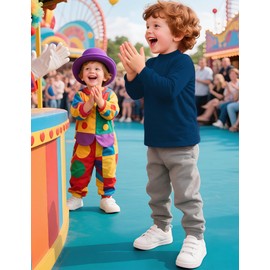 Witwot 3 Pack Toddler Long Sleeve Turtleneck Shirts Baby Girls Soft Cotton Thermal Undershirt Navy Pink Light Blue 3 Years