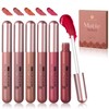 6Pcs Matte Liquid Lipstick Lipgloss Set - Matte Lipstick Non-Stick