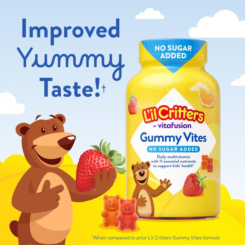 L’il Critters Gummy Vites No Sugar Added Daily Gummy Multivitamin
