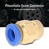 TOPINCN 10Pcs Pneumatic Quick Connector Air Fittings Adapter 8Mm Diameter