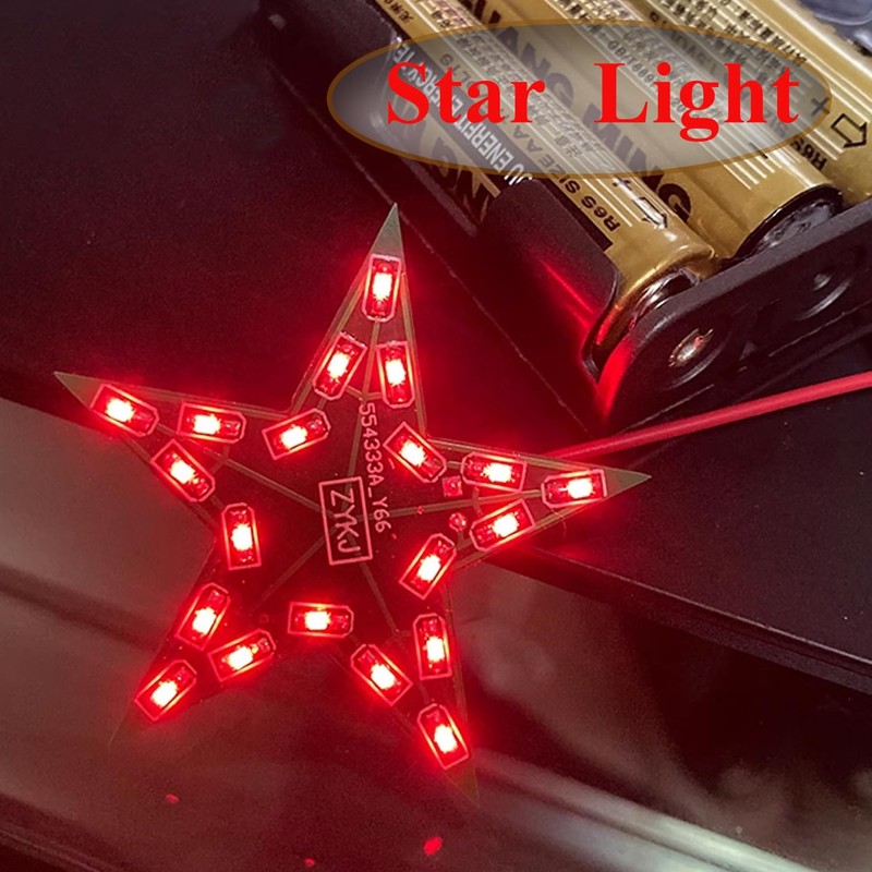 Soldering Practice Kit Star Shaped LED Breathing Lamp Kit SMD