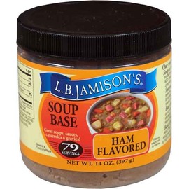 L.B. Jamison's Ham Flavored Soup Base, 2-Pack 14 oz. Jars