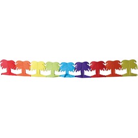 Folat 09140 Palm Tree Garland-6 m, Multi-Colored