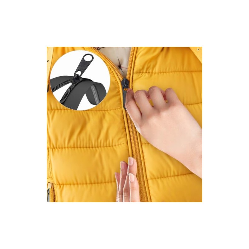 25Pcs Black Zipper Repair Kit Zippers Replacement 3# Zipper Pull