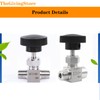 1/8 1/4 1/2 Inch NPT Needle Valves 304 Stainless Steel